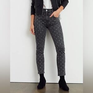 Anthropologie Rhinestone Jeans